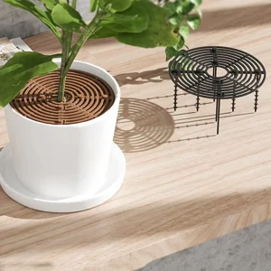 1PCS Diameter 30cm Flower pot protection grille, plant protection cover, potted flower pot mesh cover, anti cat, dog excavation