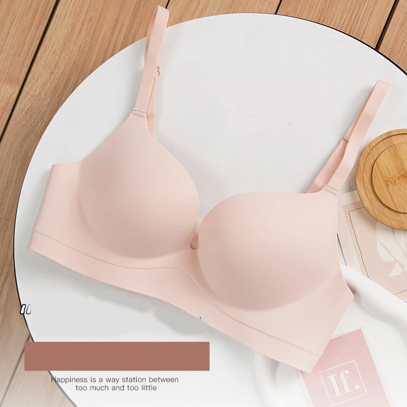 1PCS Seamless Women's Wireless Seamless Bra Smooth T-Shirt Bra Soft Padded Comfort Bralette Adjustable Strap Everyday Underwear - Image 5