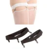 1Pair Anti Slip Garter Belt Sexy 3 Clips Elastic Leg Garter Belt Cosplay Costume Ring Thigh High Stocking Suspenders Women