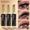 1Pc Dual-Color Eyeshadow Stick, Blendable Eye Color For Daily Makeup, Brown And Pink, Cosmetic Eye Makeup Product