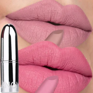 1Pc Matte Lipstick Waterproof Velvet Lips Stick 8 Colors Sexy Non-stick Cup Lasting Make-up Moisturizing Solid Lipstick maquiage