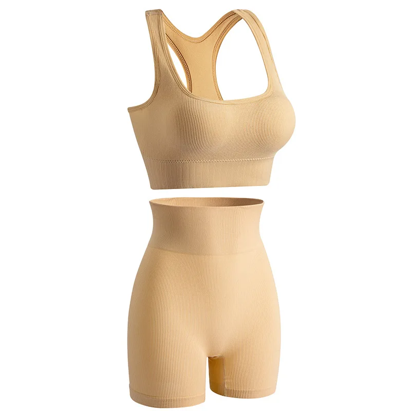1Set Womens Underwear Set Wireless Lingerie Panties Bra Female Sexy Seamless Tank Crop Top Lady Sports Fitness Yoga Clothing Set - Image 5