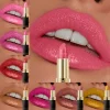 1pc Hydrating Sparkling Lipstick-10 Color OptionsShimmer Lip Gloss, Waterproof Long-Lasting Lip Glossy,Highly Pigmented Shine