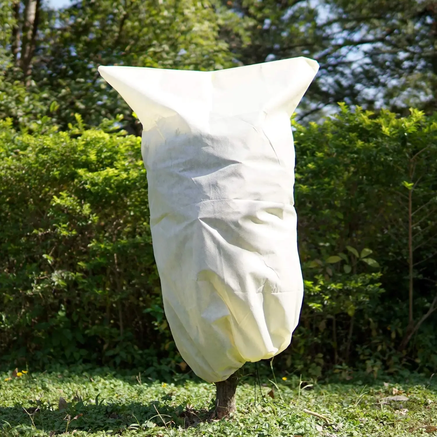 1pc Warm Color Winter Plant Warm Cover Non-woven Plant Anti Freezing Bag In Winter Outdoor Yard Vegetation Anti-Frost Bag - Image 4