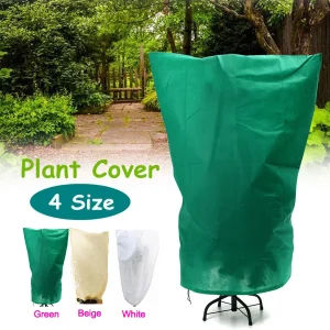 1pc Warm Color Winter Plant Warm Cover Non-woven Plant Anti Freezing Bag In Winter Outdoor Yard Vegetation Anti-Frost Bag