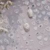 1pcs 5D Sweet Love Lace Jewelry Stickers For Nails Nail Art Luxury Crystal Diamond Nail Stickers DIY Manicure Decorations Decals