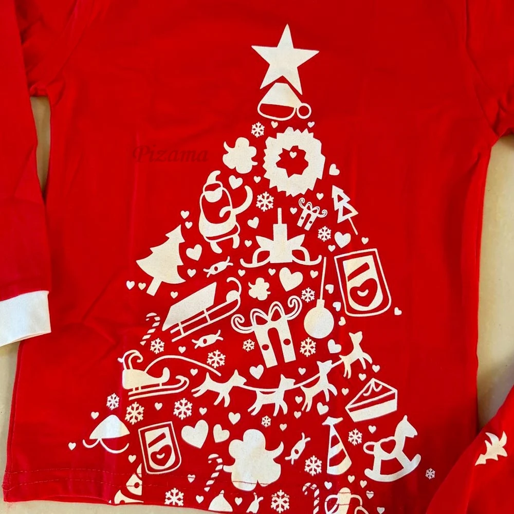 2024 Christmas Pajamas Baby Mother Kids Daughter Mommy Family Set Xmas Pjs Long Sleeve Sleepwear Matching Outfits Family Look - Image 6