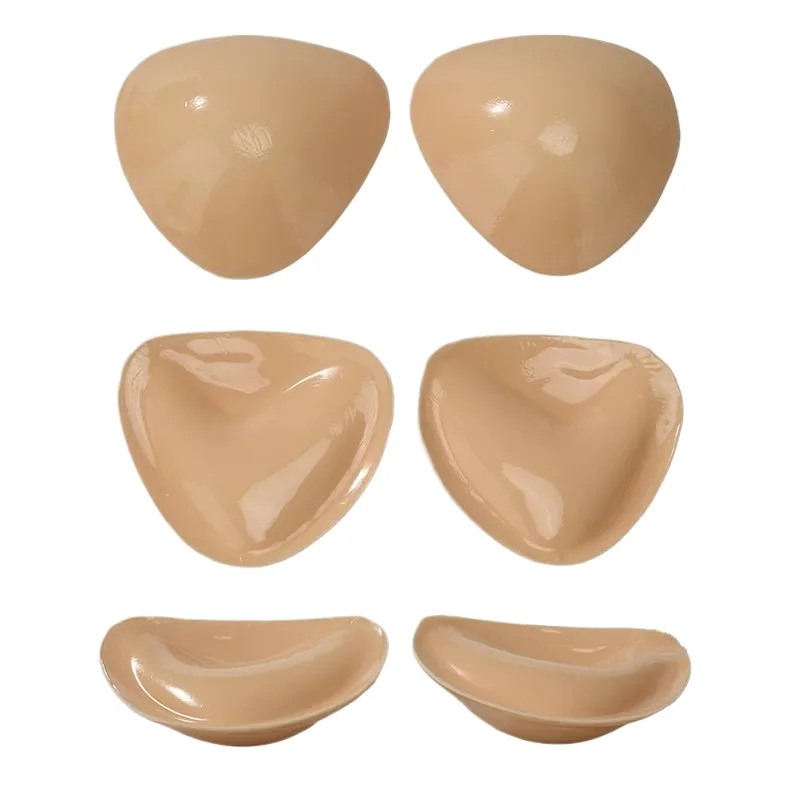 2024 New Hot Double Sided Adhesive Sticky Bra Inserts Push Up Thick Sponge Breast Lift Pads Women Swimsuit Bikini Cup Enhancer - Image 6