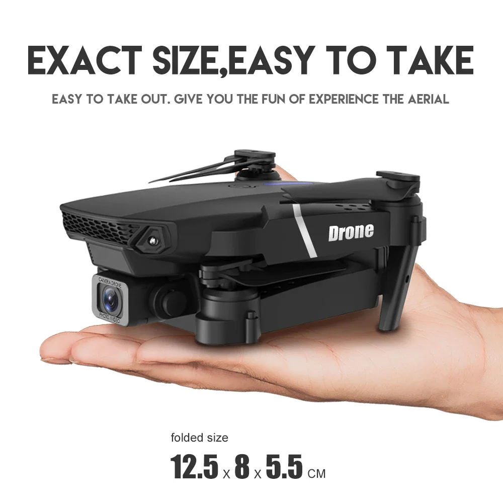 2025 E88 Pro WiFi FPV Drone with Single Dual 4K 1080P Camera Wide Angle HD Altitude Hold Foldable Quadcopter RC Helicopter Toy - Image 6