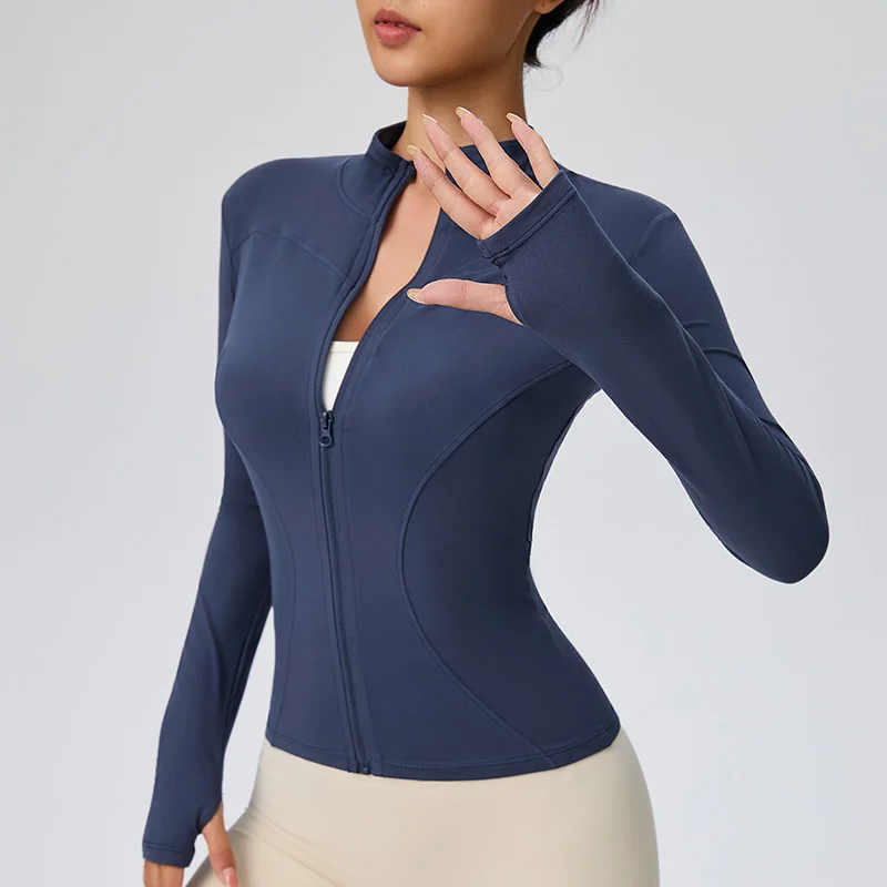 2025 Fall Pilates Quick-Dry Athletic Jacket for Women - Ideal for Gym Workouts & Outdoor Running - Image 6