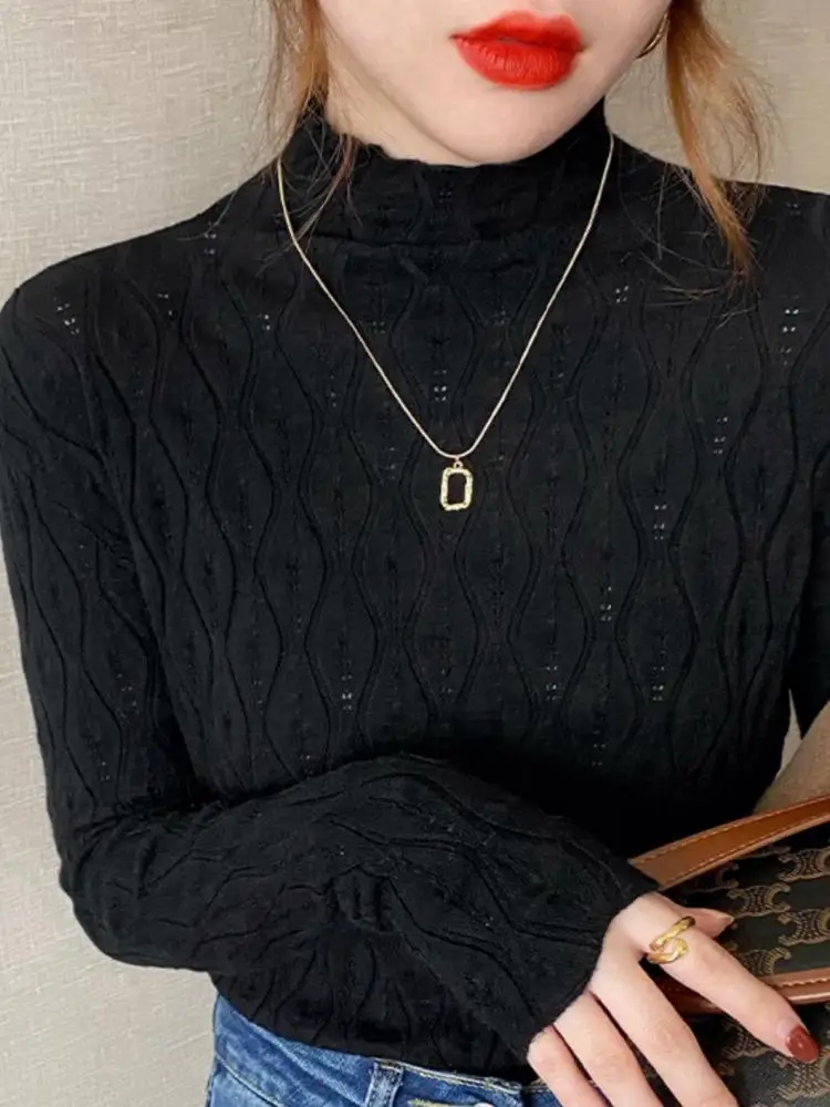 2026 Cashmere Turtleneck Women Sweaters Autumn Winter Warm Pullover Slim Tops Knitted Sweater Jumper Soft Pull Female - Image 4