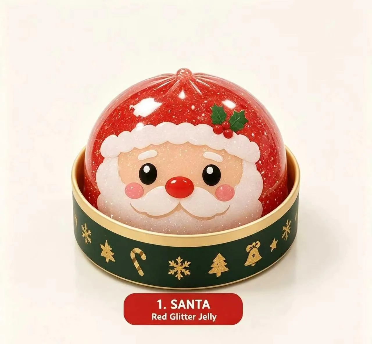 2026 Christmas Dumpling Squishy Snowman Elk Santa Claus Squeeze Ball with Box Stress Relief Merry Christmas New Year XMAS Gift - Image 6