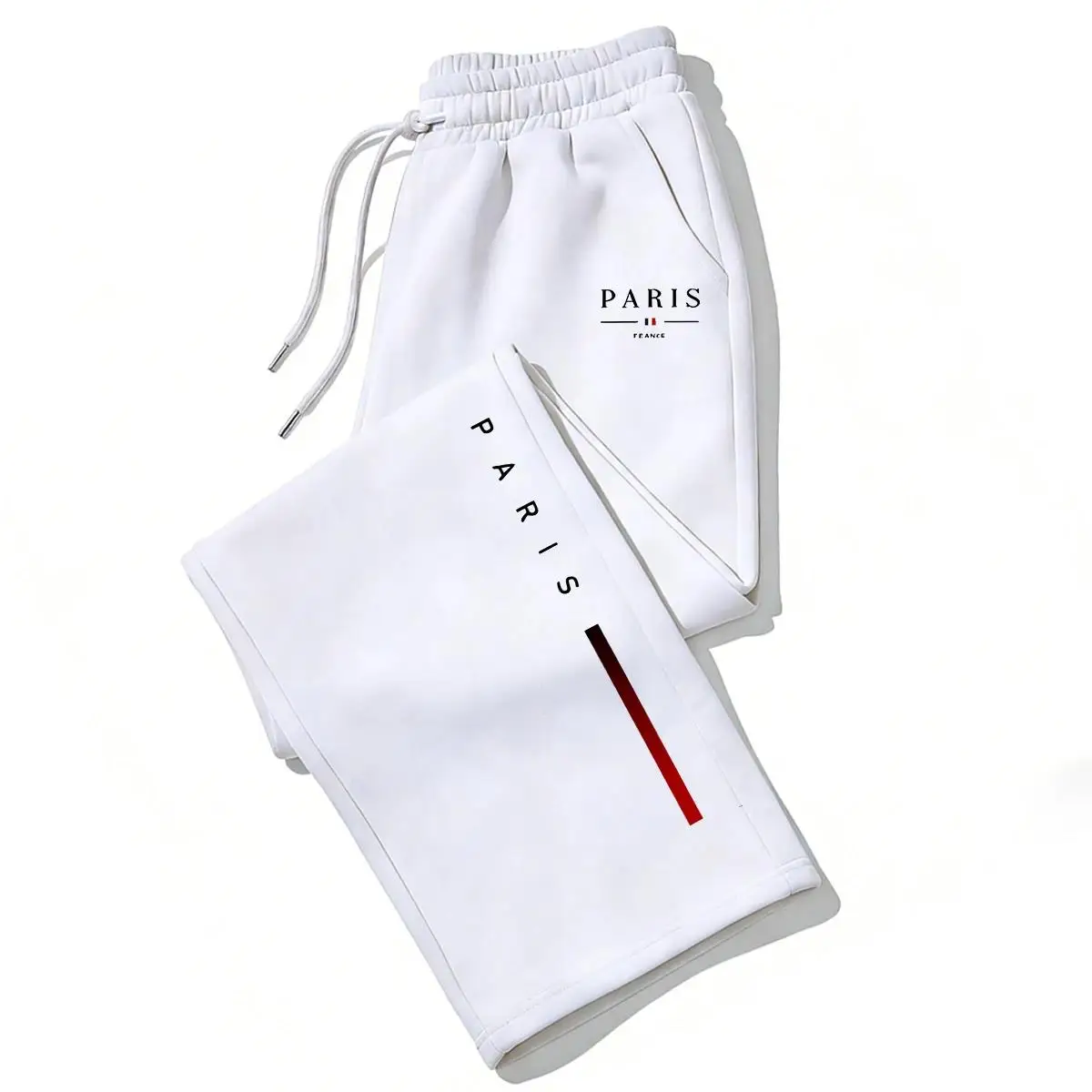 2026 Hot Sale PARIS Printed Wide-Leg Pants Men Women Autumn Winter Casual High Quality Outdoor Running Sports Sweatpants - Image 6