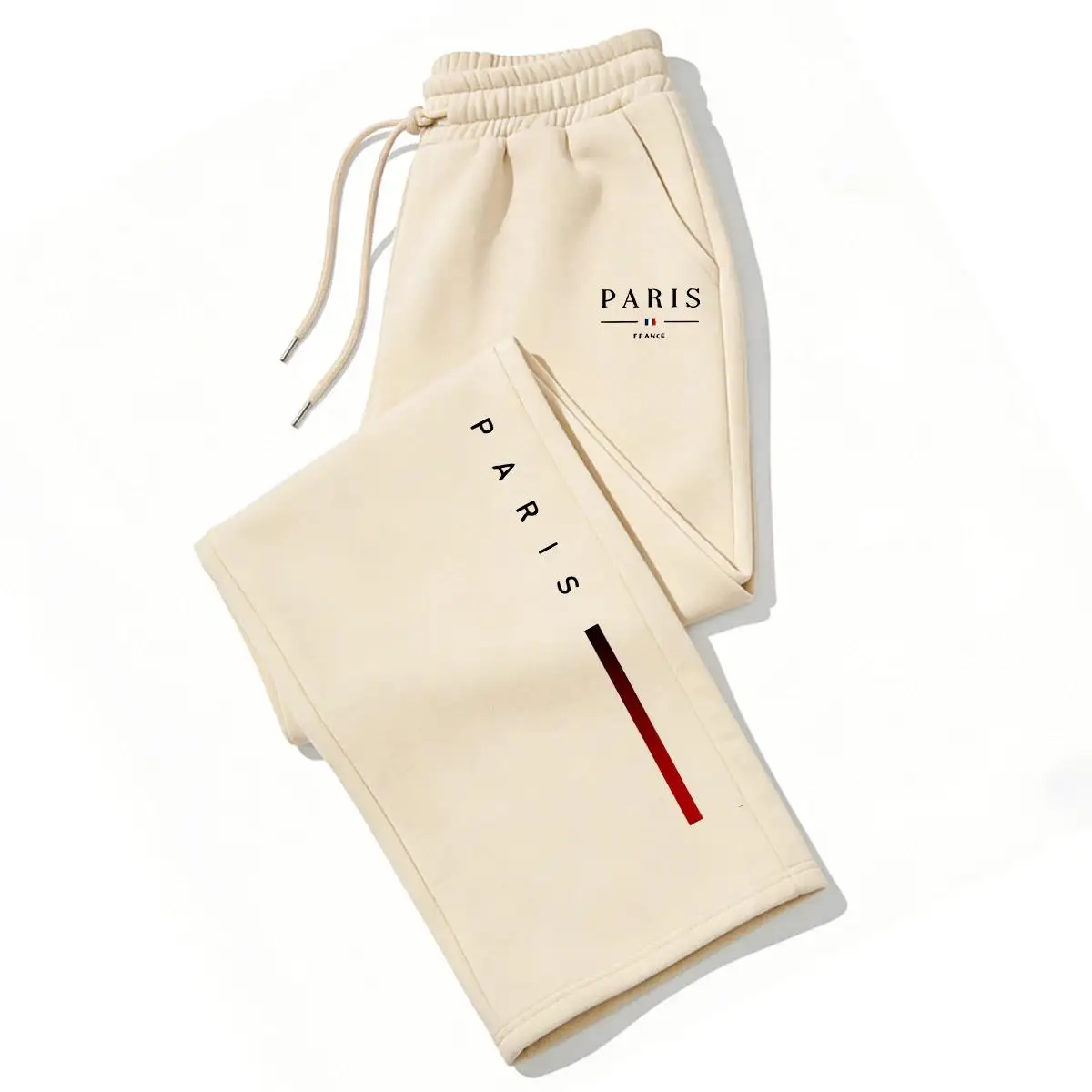 2026 new Hot Sale PARIS Printed Wide-Leg Pants Men Women Autumn Winter Casual High Quality Outdoor Running Sports Sweatpants - Image 5
