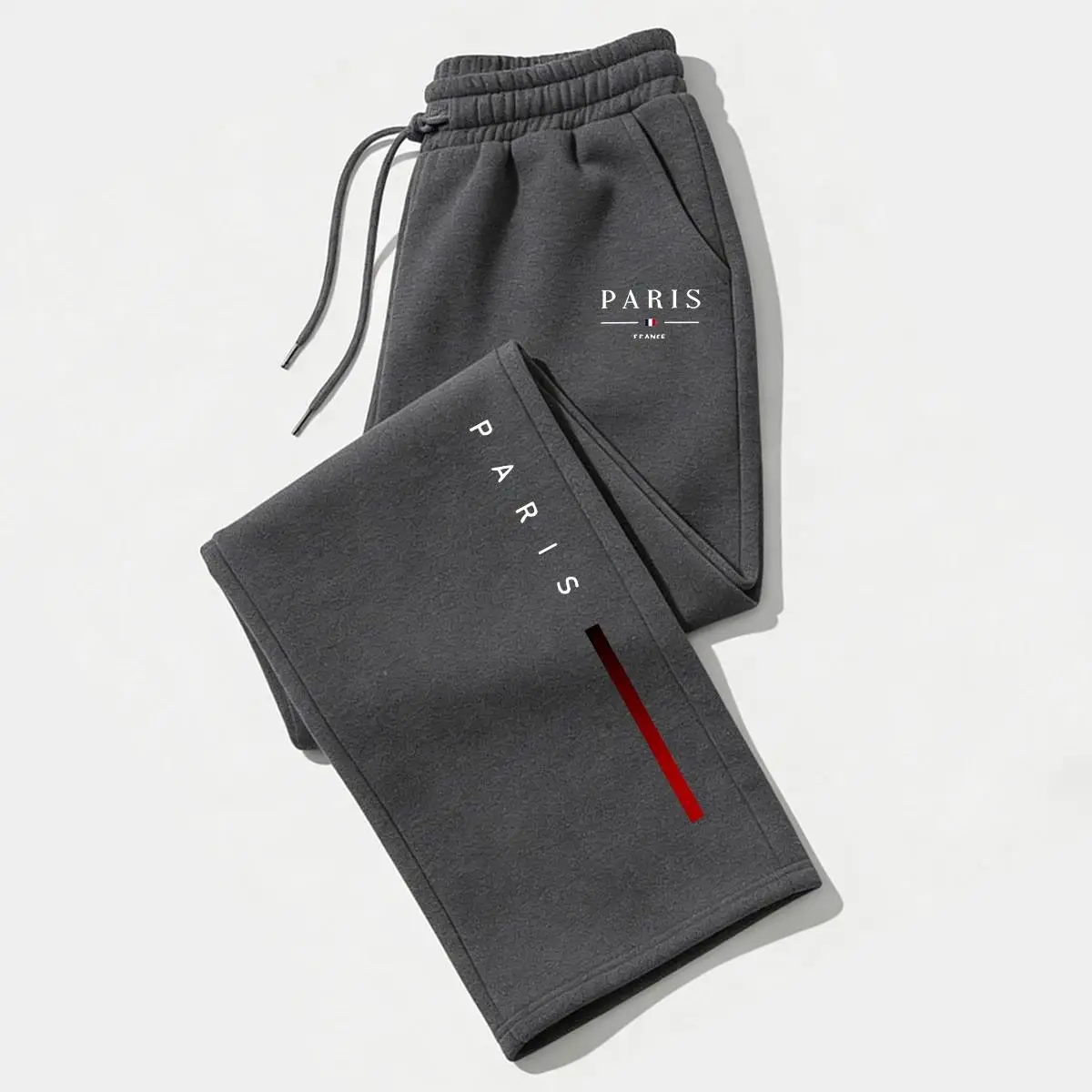 2026 new Hot Sale PARIS Printed Wide-Leg Pants Men Women Autumn Winter Casual High Quality Outdoor Running Sports Sweatpants - Image 3