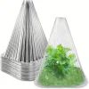 20pcs Conical Plant Insulation Cover Anti-freeze Windproof Shade Cover Cold-proof Warm Keeping Plant Seedling Cover Greenhouse