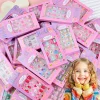 24Pcs/box Kids nails for Girl Cartoon Pattern False Nail Cute Child Fake Nails Tips Kawaii Acrylic Artificial Press on Nail+Tool