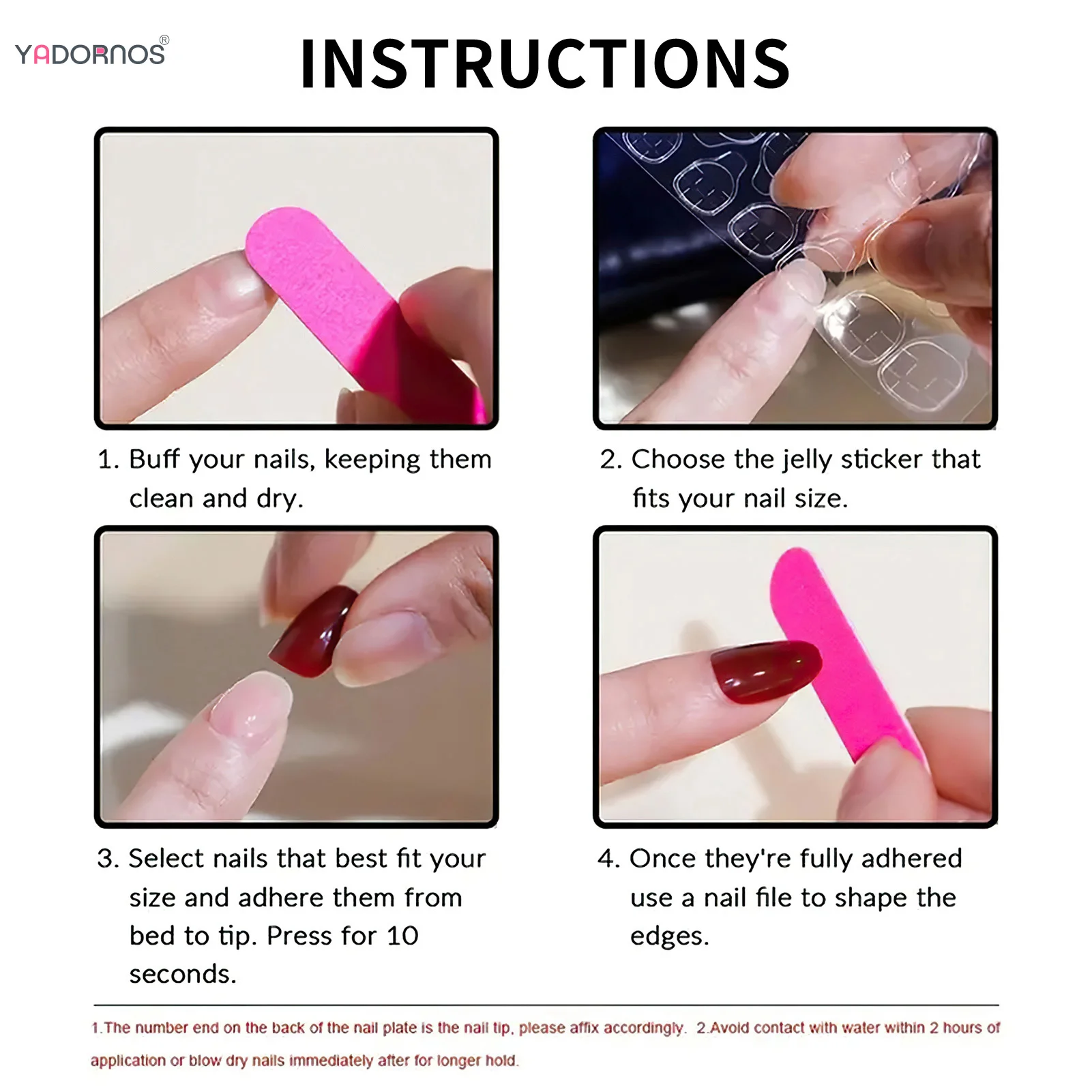 24pcs Sweet Pink Press On Nails Pink Bowknot Design French Almond Fake Nails Glossy Fashion Korean False Nail Patches Manicure - Image 6