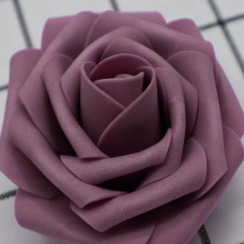 25PCS 7cm PE Foam Artificial Flowers Head Home Wedding Decoration Rose Flower DIY Handmade Diy Christmas Fake Flower Ball Craft - Image 6