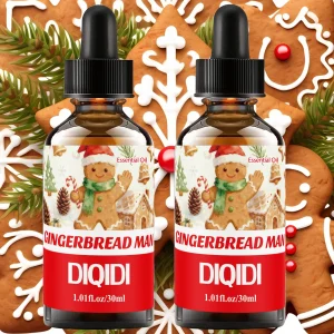 2Pcs 2Pcs Gingerbread Man Essential Oil Christmas essential oil, compound essential oil, home fragrance oil, diffuser