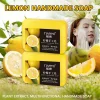 2Pcs Lemon Handmade Soap, Moisturizing and Cleansing, Suitable for All Skin Types, Can Be Used by Both Men and Women