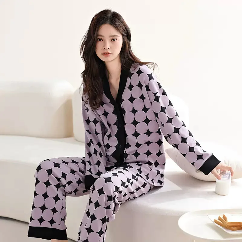 2Pcs Warm Pajama Set For Women Long Sleeve Fleece Lined Hoodie Top And Pants Winter Sleepwear Loungewear - Image 4