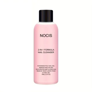 2in 1 Gel Cleanser for Nails & Polish Remover, Professional Slip Solution for Poly Gel Nails for & LED Gel, Anti-Stick Formula,