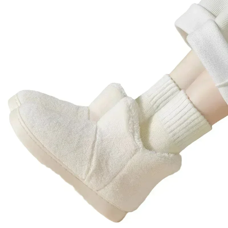 3 Pairs Women Socks Wool Autumn Winter Warm Snow Markron Color Thick Plush Hairy Soft Postpartum Stockings Floor Sleep Socks - Image 6