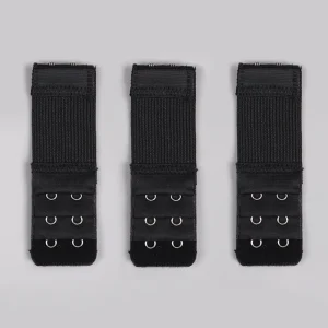 3 Pieces, 3 Rows with 2 Hook Extension Straps, Elastic, Soft and Comfortable Bra Straps, Women's Underwear Accessories