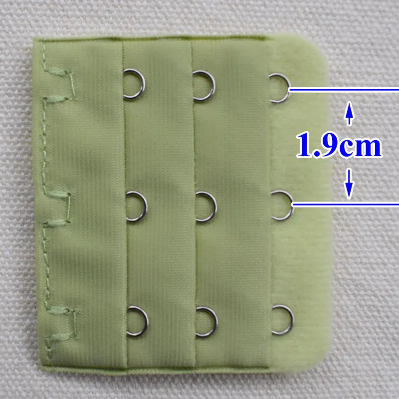 3-Row 3-Hook Bra Extender with Stainless Steel Hooks for Bras, Adjustable Extra Length Soft Velvet Back Closure (Multi Colors) - Image 6