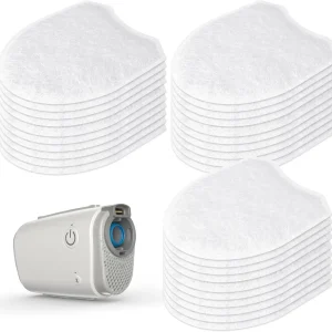 30-Pack Disposable Replacement AirMini CPAP Filter - Compatible with ResMed AirMini Machine for Clean Airflow