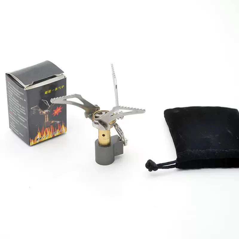 3000W Titanium Mini Camping Gas Burners One-Piece Pocket Stove Outdooor Hiking Folding Cooking Portable Furnace - Image 3