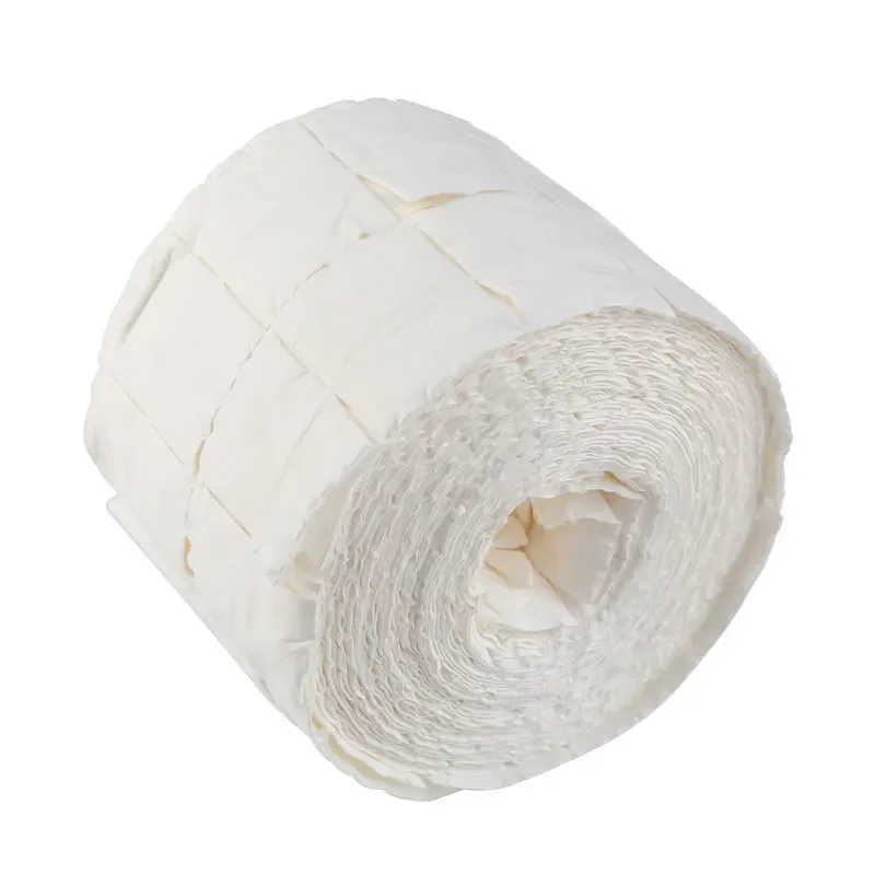 300Pcs Nail Wipe Cotton Pads Nail Manicure Polish Remover Cleaner Paper Soak Nail Art Cleaning Manicure Tool Small Roll - Image 3