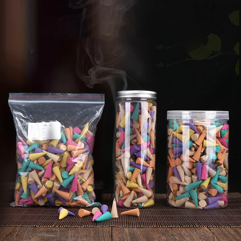 30Pcs Natural Incense Cones Mixed Flavor Backflow Insence Floral Lavender Sandalwood Yoga Meditation Tea Room Home Decorations - Image 4