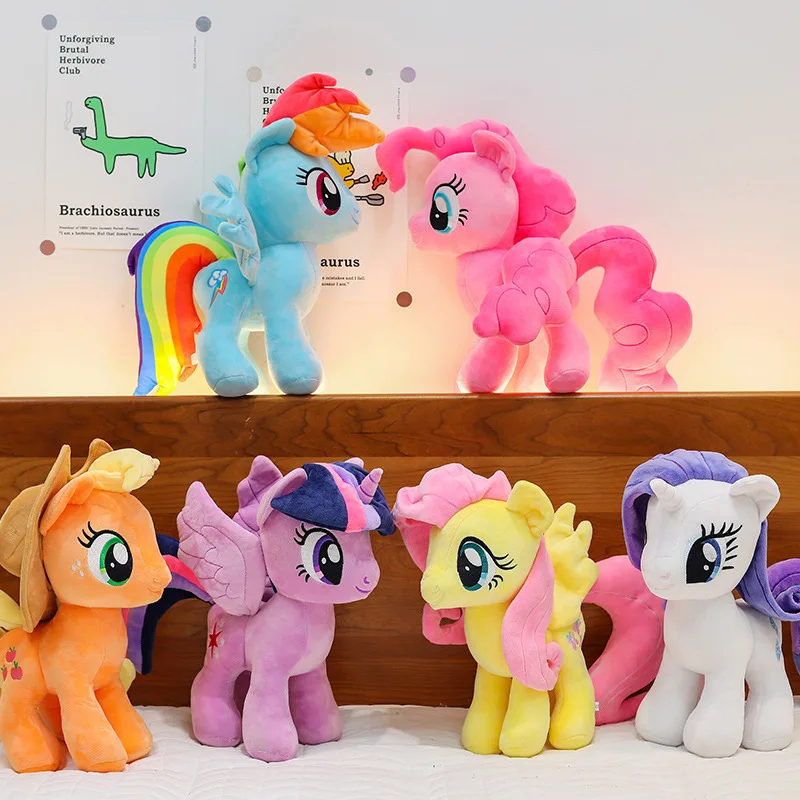 30cm Rainbow My Little Pony Plush Toy Pillow Anime Peripheral Gift Starlight-Glimmer Twilight-Sparkle Stuffed Doll Christmasgift - Image 2