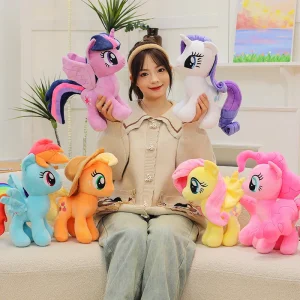 30cm Rainbow My Little Pony Plush Toy Pillow Anime Peripheral Gift Starlight-Glimmer Twilight-Sparkle Stuffed Doll Christmasgift