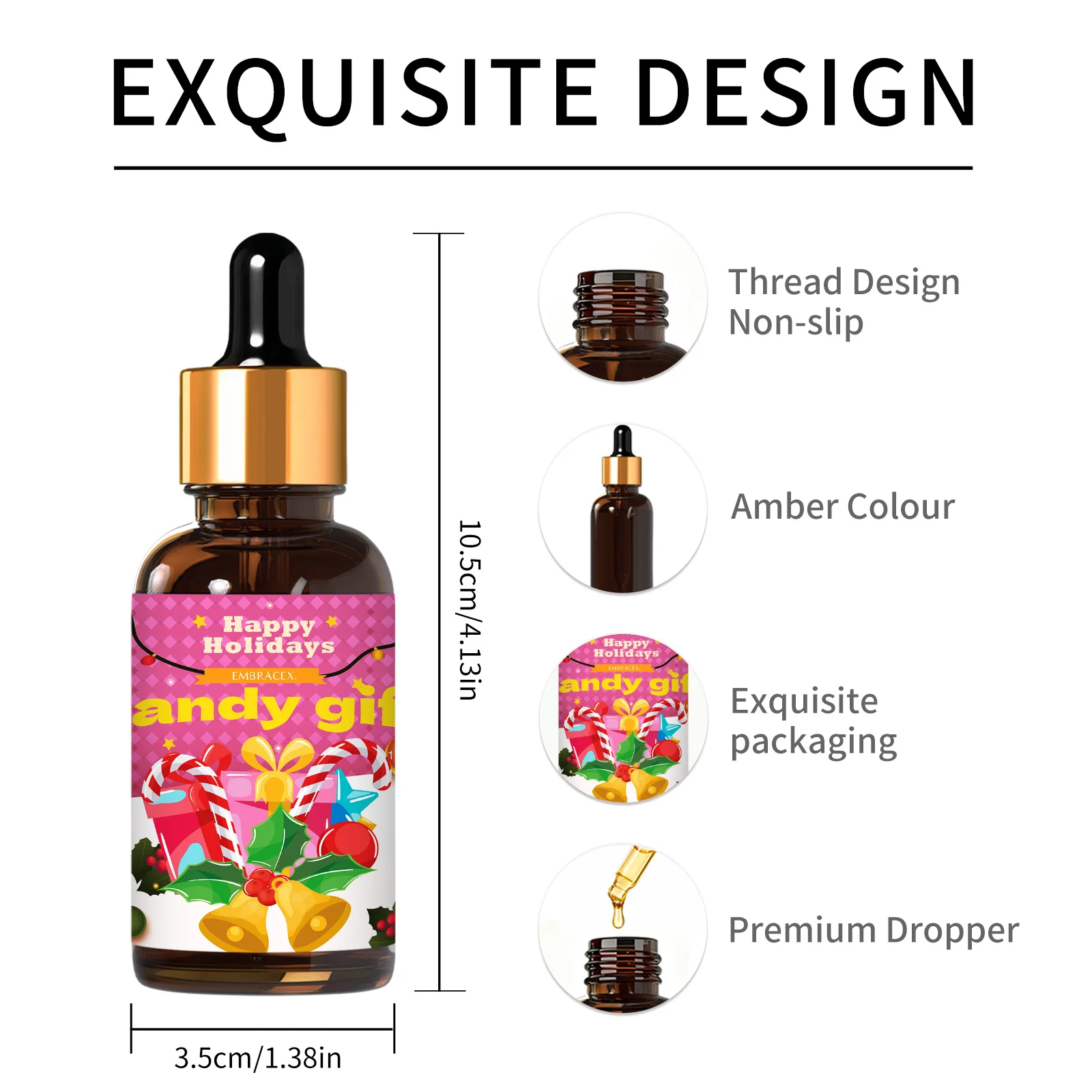 30ml Candy Gift Fragrance Oils For Diffuser Humidifier Long Lasting Christmas Decor Festive Fragrance Holiday Gift - Image 4