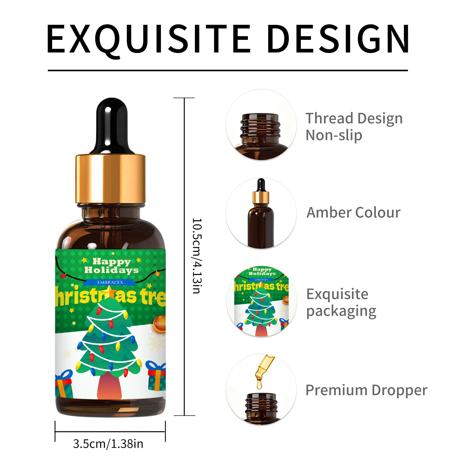 30ml Christmas Tree Fragrance Oils Aroma Oil For Diffuser Humidifier Car Air Freshener Xmas Home Decor Holiday Gift - Image 6