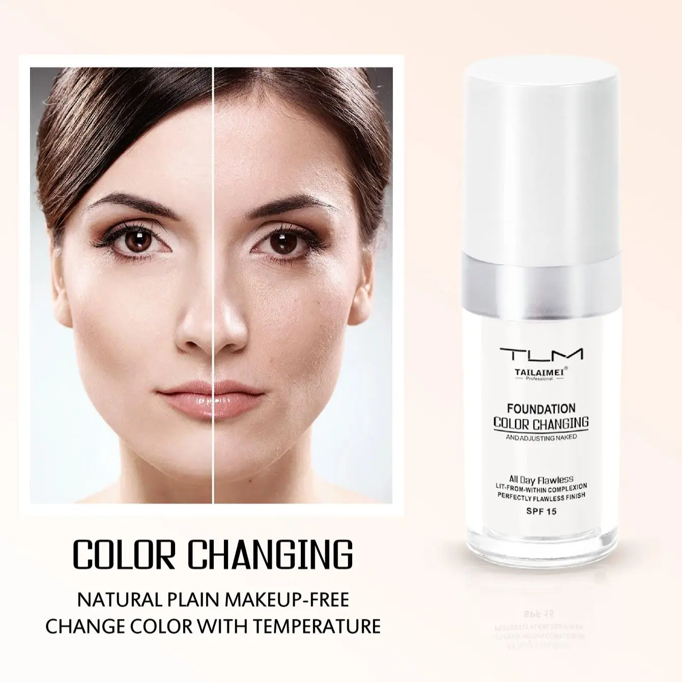 30ml Foundation Magic Color Changing Foundation Liquid Soft Matte Long Lasting Hydrating Makeup Base Maquiagem Korea Makeup - Image 3