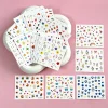 30pcs Mixed Cartoon Theme Nail Art Stickers Cute Floral Bowknot Heart Fruit Plant Nail Decals for DIY Manicure Salon Home Use *