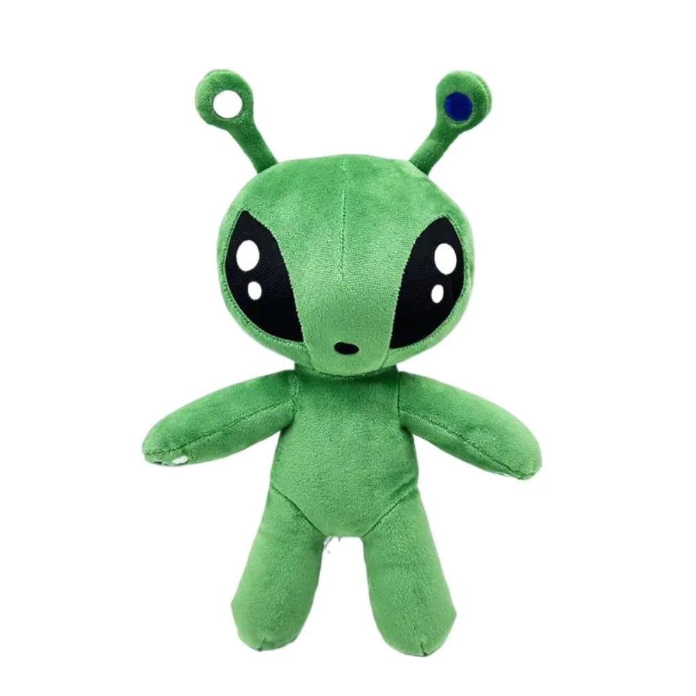 34cm Green Alien Plush Toy Soft Stuffed Animal Cartoon Alien Doll 15cm Keychain Bag Pendant Cuddly Toy Gift - Image 6