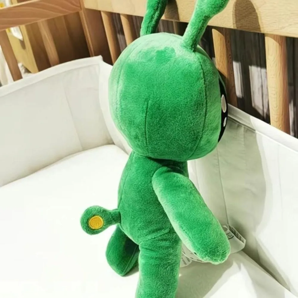 34cm Green Alien Plush Toy Soft Stuffed Animal Cartoon Alien Doll 15cm Keychain Bag Pendant Cuddly Toy Gift - Image 5