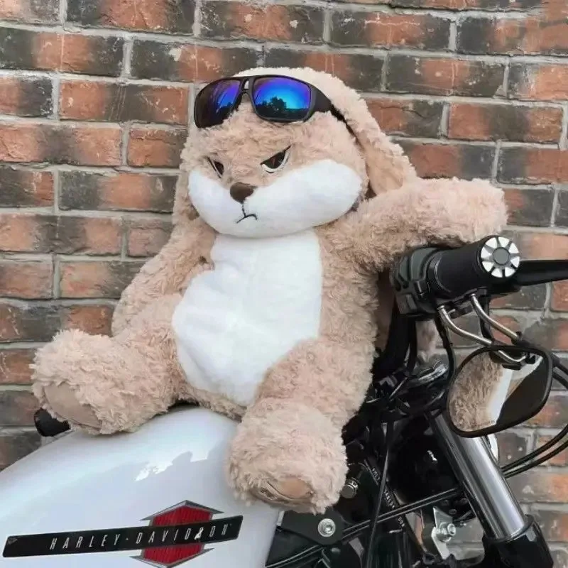 35cm Angry Rabbit Plush Toy Cute Long Eared Rabbit Stuffed Animals Soft Plush Children Gifts Doll Room Decor Birthday Gifts - Image 3