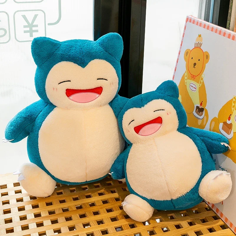 35cm Pokemon Snorlax Plush Toy Cute Sleeping Stuffed Animal Soft Kawaii Anime Doll Big Belly Hugging Pillow Christmas Gift Kids - Image 5