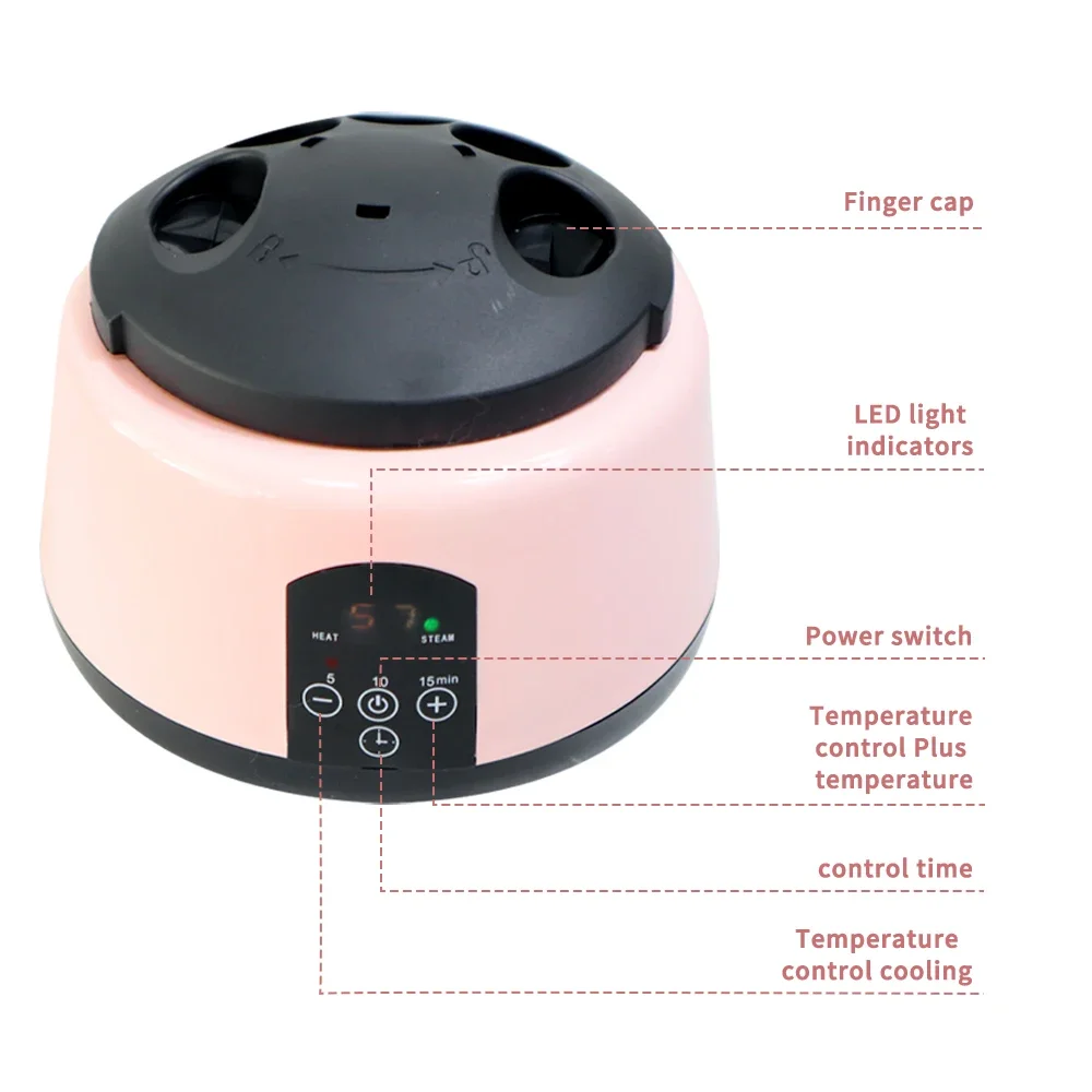 36W Professional Nail Debonding Steamer Fast Debonding Tool Steam High-Temperature Nail Polish Remover Suitable For Salons - Image 5