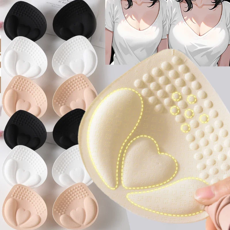 3D Removable Push Up Bra Pads Inserts Women Underwear Breast Lift Breathable Sponge Padded Bra Pad Lining Swimsuit Bra Insert - Image 2