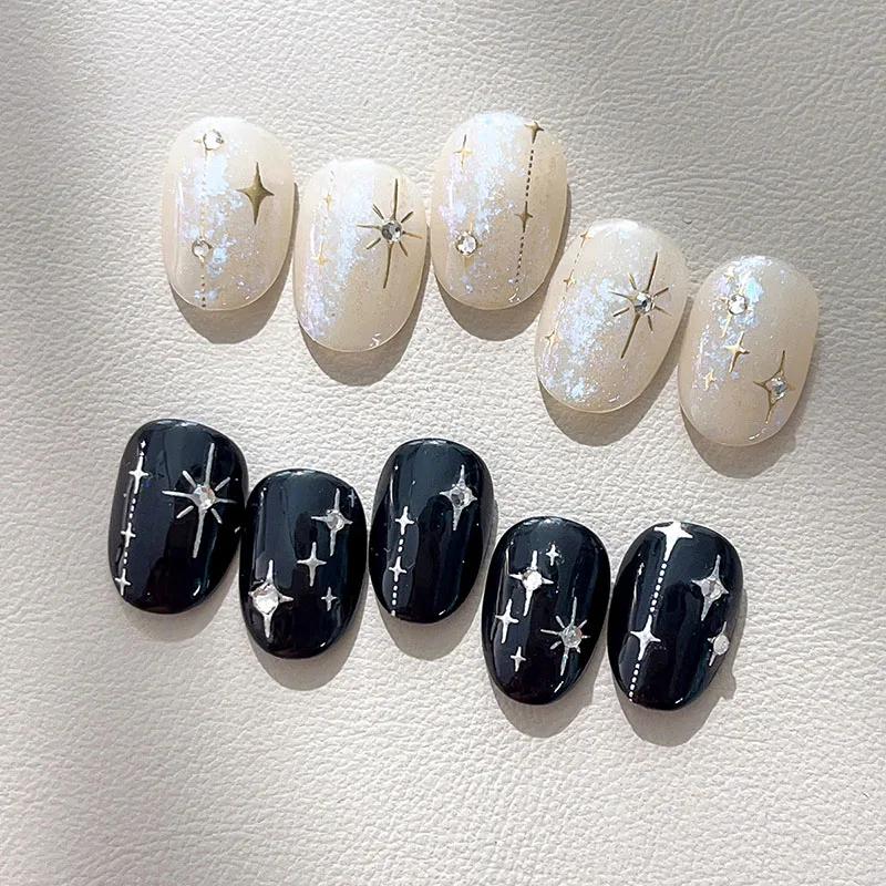 3D Star Nail Art Stickers Decals Self-Adhesive Metal Silver DIY Nail Stickers Decoration Decals Manicure Accessories - Image 5