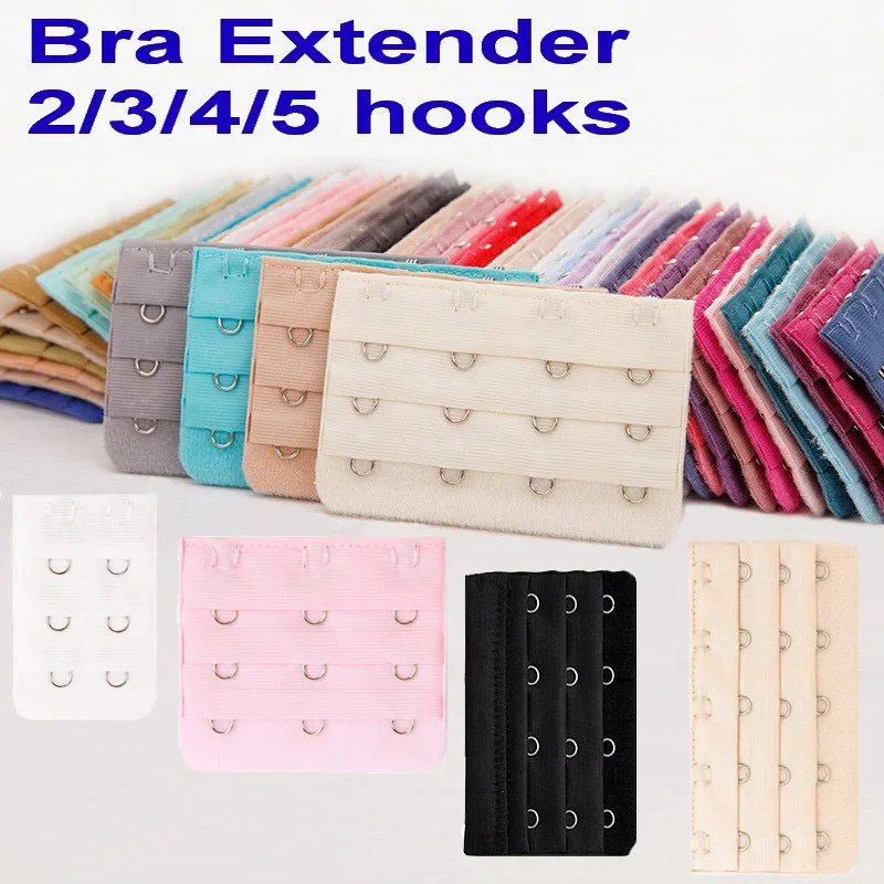 3PCS Bra Extension Lingerie Strap Extender Replacement Womens Accessoires With 3 Hooks Bar Extender Buckle Extension Lingerie - Image 3