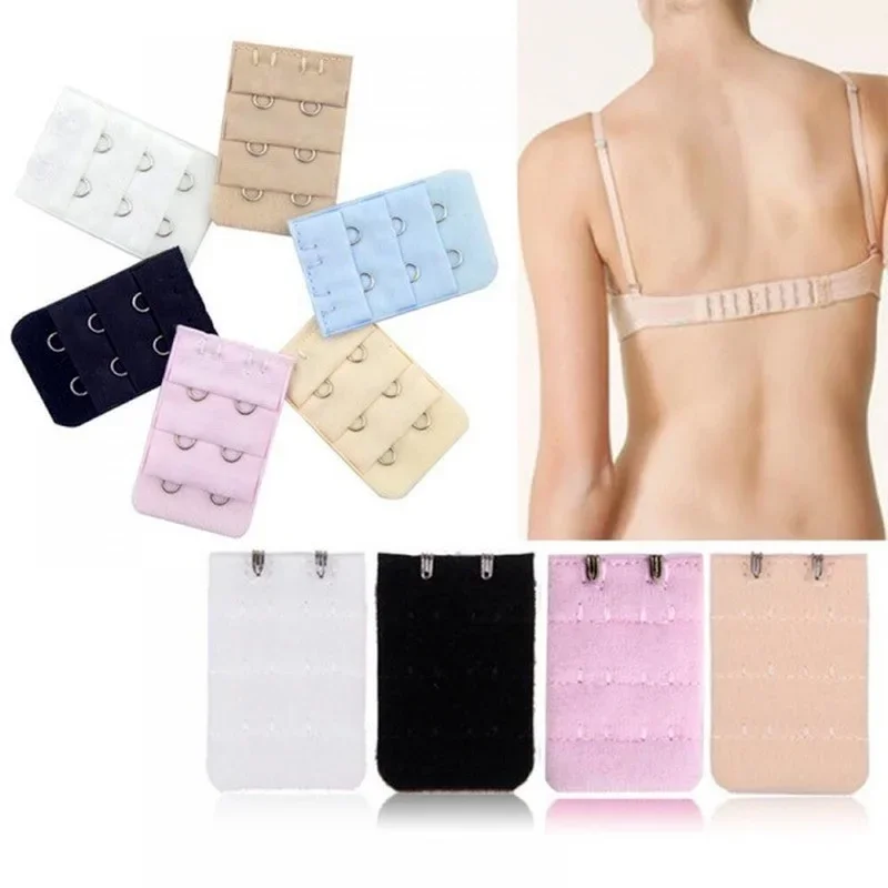 3PCS Bra Extension Lingerie Strap Extender Replacement Womens Accessoires With 3 Hooks Bar Extender Buckle Extension Lingerie - Image 6