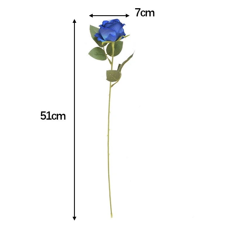 3PCS Pearl Rose Flannel Artificial Flower Multiple Colour Bridal Bouquet Floral Arrangement Home Vase Decoration Valentine's Day - Image 6